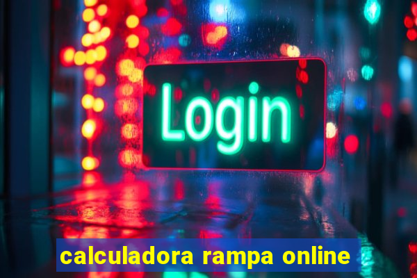 calculadora rampa online